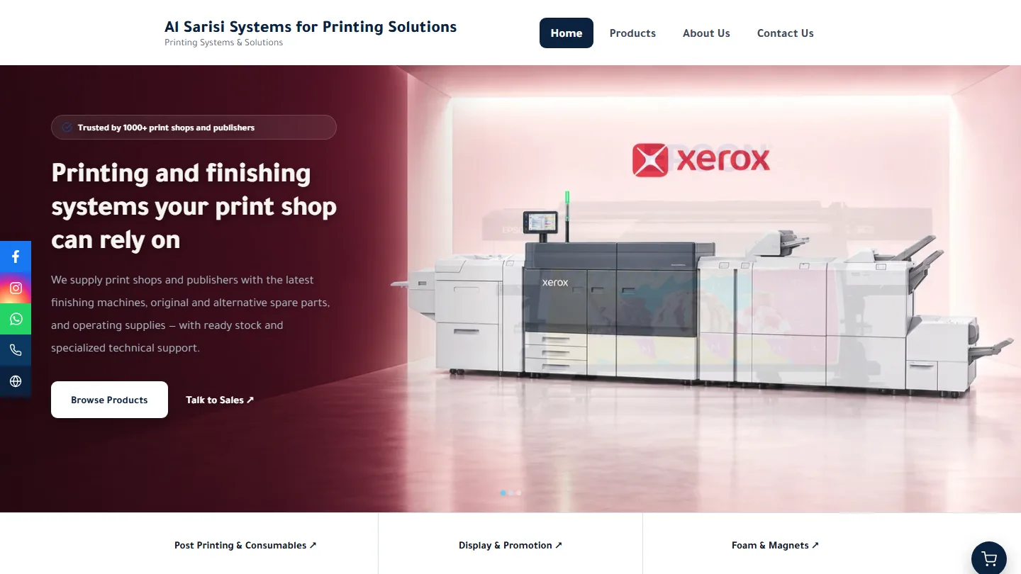 SSPS website homepage
